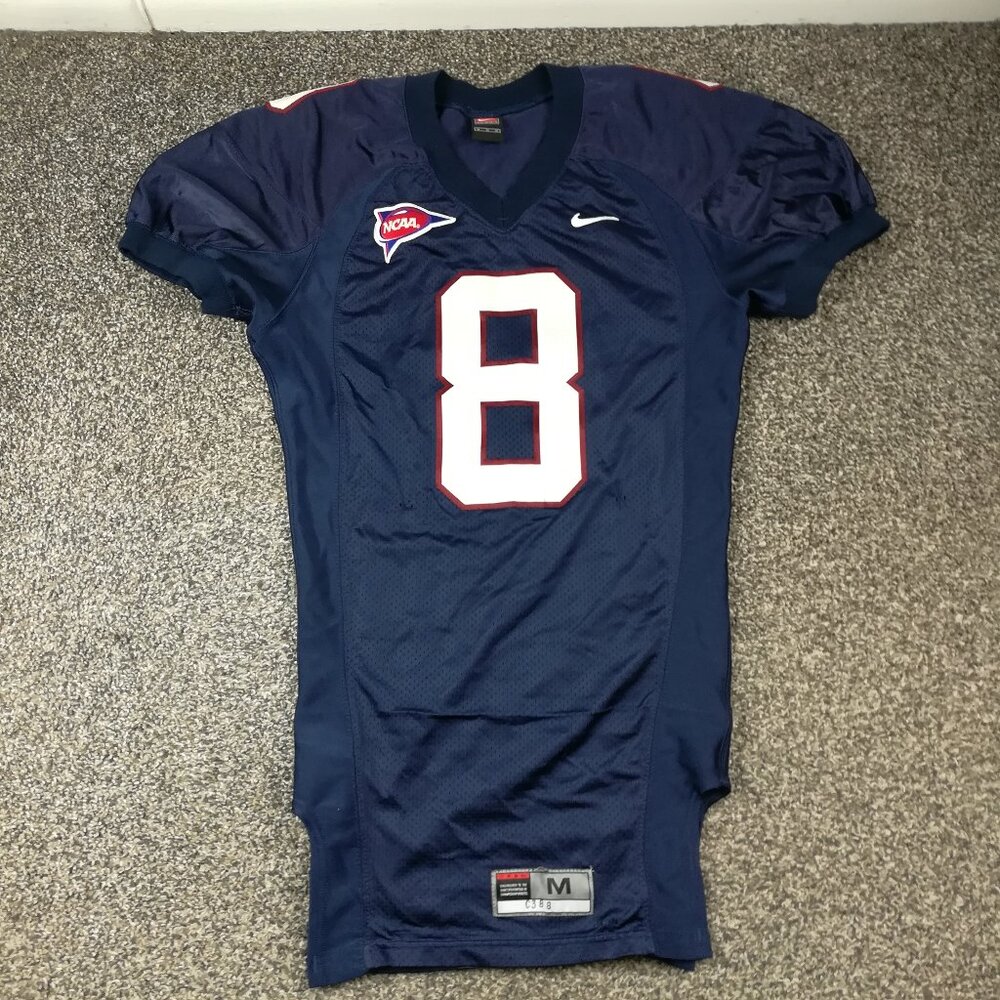 Nick Foles Jersey Nike Pro Cut Arizona Wildcats Football Jersey Blue Mens Medium